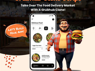Grubhub Clone Development: Essential Features For Your Food Delivery App