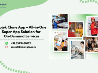 Gojek Clone App – All-in-One Super App Solution for On-Demand Services