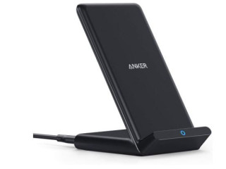 Anker Wireless Charger, 313 Wireless Charger (Stand) | Qi-Certified for iPhone 12, 12 Pro Max