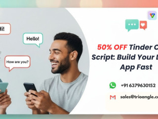 50% OFF Tinder Clone Script: Build Your Dating App Fast